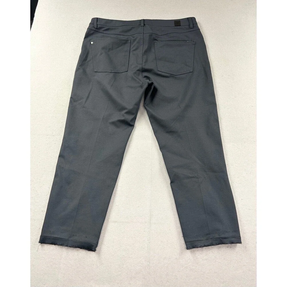 Vuori Pants Men's Gray Meta Performance Athletic Classic Fit Stretch